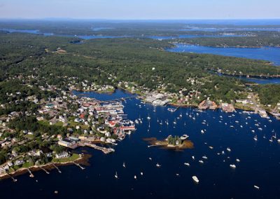 Aerial Boothbay Harbor