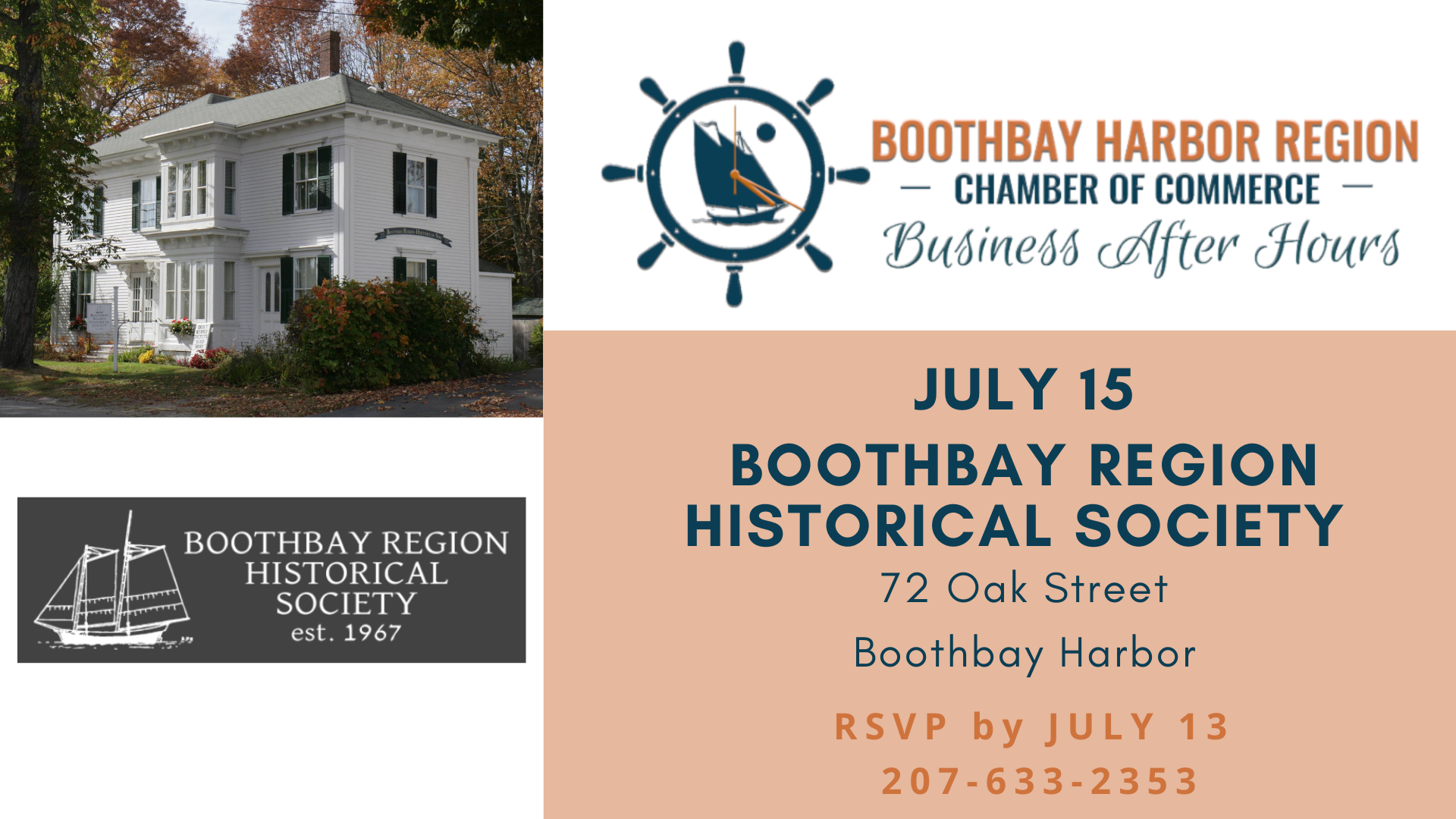 Business After Hours Boothbay Region Historical Society Boothbay